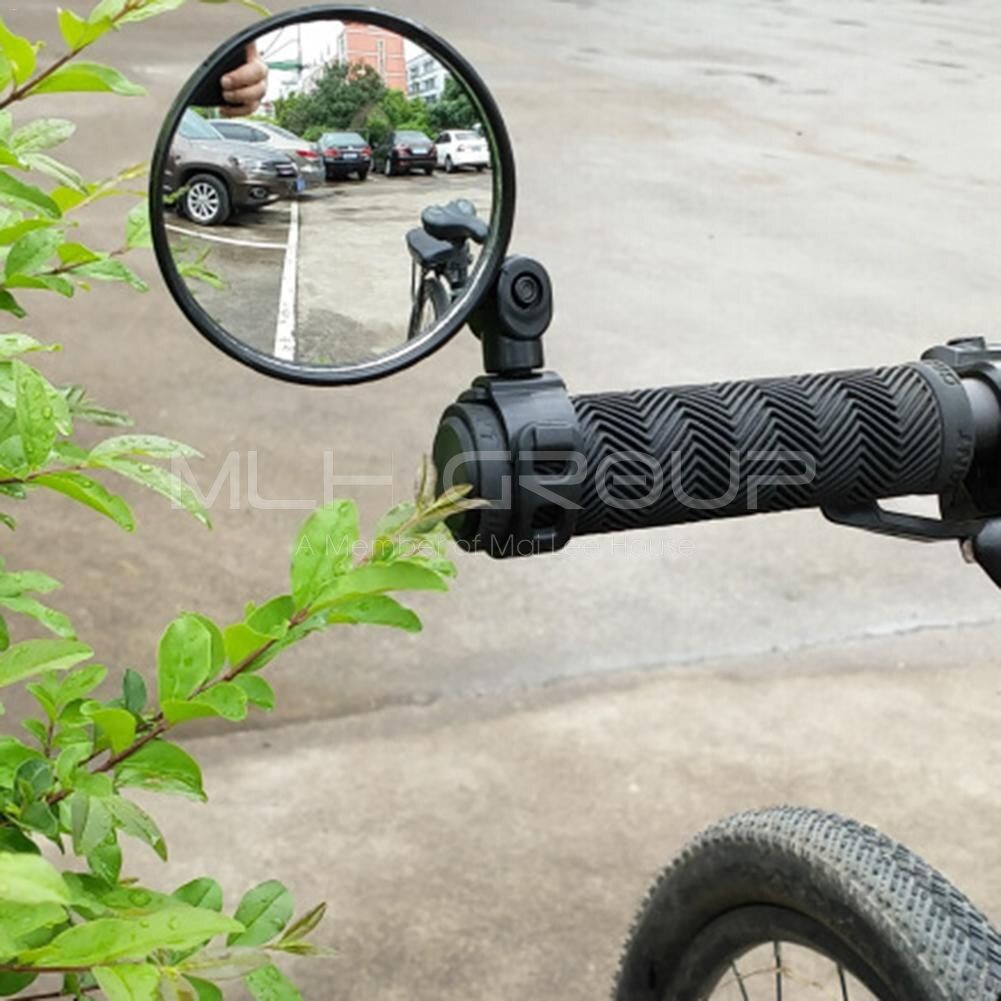 Gương Chiếu Hậu Tròn Lớn Cho Xe Đạp, Xe Đạp Thể Thao, Xe Đạp Địa Hình Xoay 360 Độ Giúp Đạp Xe An Toàn MLH