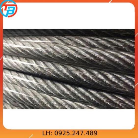 Dây cáp thép bọc nhựa Phi [ 5mm ] dài 1 mét – 1000 mét CÁP THÉP Thái Bình VinàN