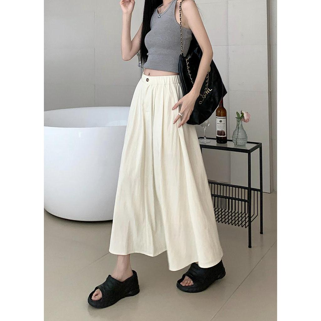 Chân Váy Xếp Ly Lưng Cao Thời Trang Sành Điệu 64114