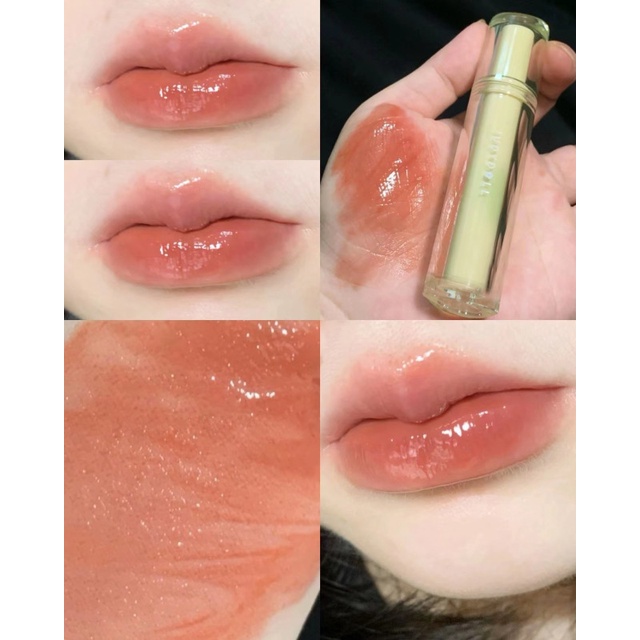 Son Bóng Dạng Thạch Thủy Tinh Dễ Lên Màu Hình Ly Trà Sữa Độc Đáo Cappuvini