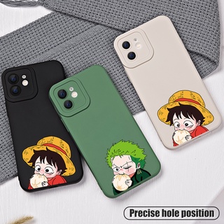 Ốp Điện Thoại TPU Silicon Mềm Chống Sốc In Hoạt Hình One Piece Cho iPhone 11 12 13 Pro Max X XR XS Max 7 8 6 6S Plus
