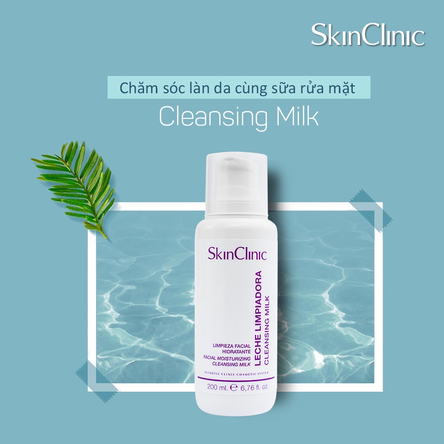 Sữa rửa mặt SkinClinic CLEANSING MILK 200ML