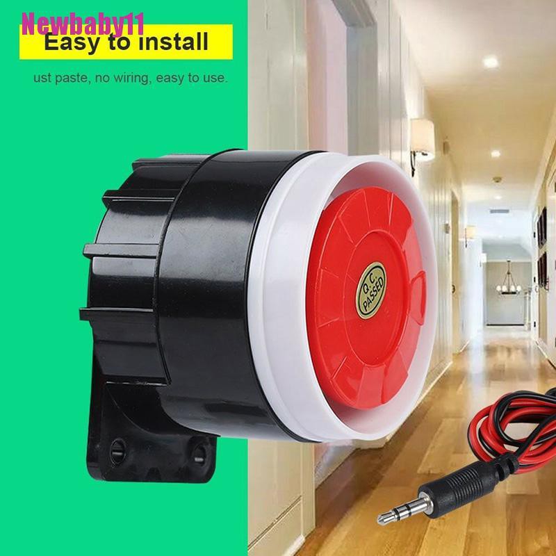 Còi Báo Động Mini Có Dây Cho Xe Hơi 110dB DC BABY11