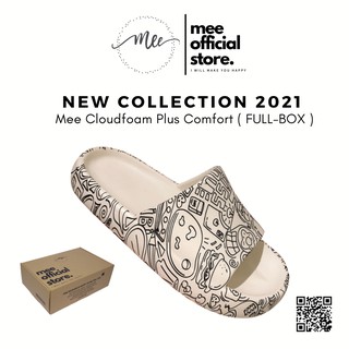 Dép Bánh Mì Mee Graffiti Comfort (Full Box) 2021,Dễ Phối Đồ Mọi OutFit Thân Dép Cloudfoam Plus Cho Sải Bước Thoải Mái
