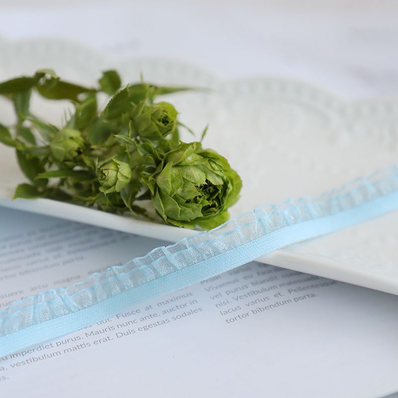 Cuộn Dây Ren 1m Nhiều Màu Làm Phụ Kiện Trang Trí Đầm Cho Nữ