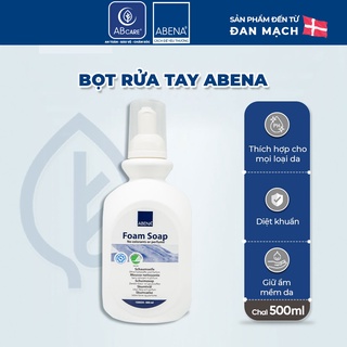 Bọt rửa tay Abena Foam Soap Abena Foam Soap - Nhập khẩu Đan Mạch giúp làm mềm da và diệt khuẩn hiệu quả (Chai 500ml)