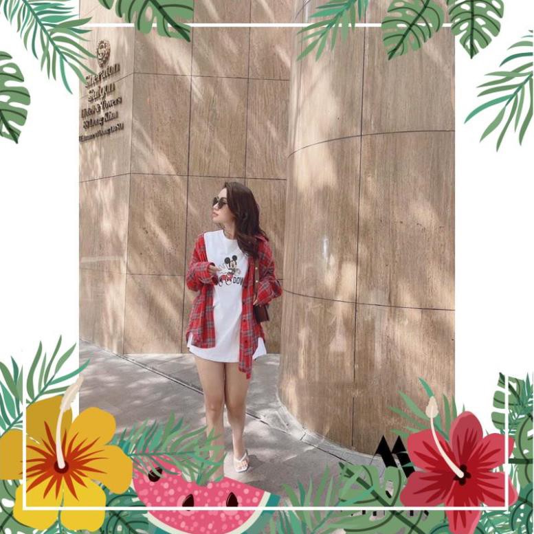 [SALE_50%] SET ÁO THUN MICKEY + SƠ MI CARO- Chất liệu cao cấp - Phiên bản Mickey - [CAO CẤP] [FLASHSALE] | BigBuy360 - bigbuy360.vn