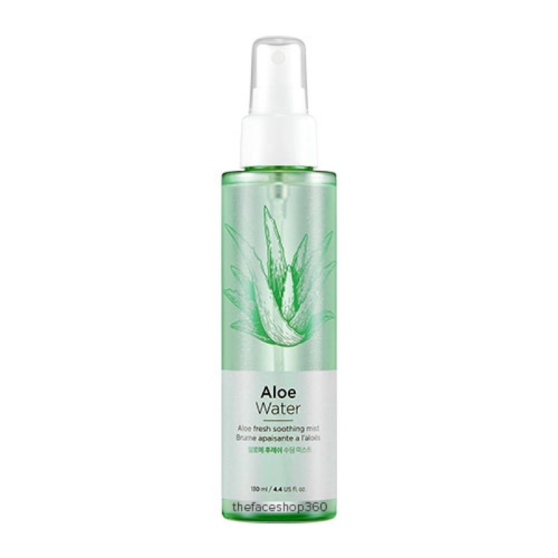 Xịt khoáng Nha Đam (Lô Hội) Aloe Fresh Soothing Mist The Face Shop (130ml)