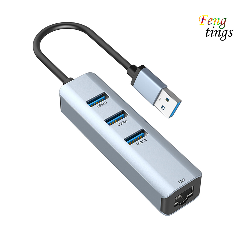 Đầu Chia 3 Cổng Usb 3.0 Sang Rj45 Lan Ethernet Cho Macbook Mac Máy Tính Laptop