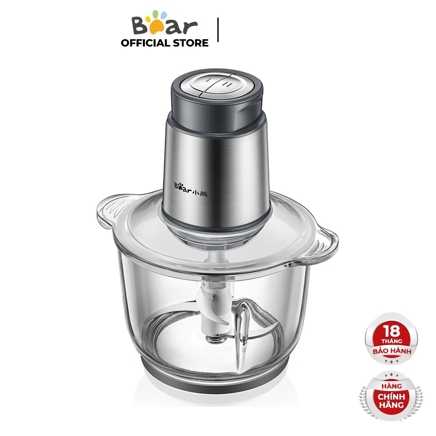 Máy XayThực Phẩm Đa Năng 2L Bear  QSJ-B03F1/C03M1/ C03T5 cối inox 304 -Chính Hãng - Bảo Hành 18 Tháng