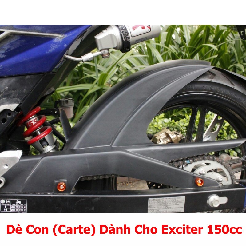 ✤Dè Carte (Chắn bùn) Bánh Sau Dành Cho Exciter 150/ Winner X - Lốp ZIN