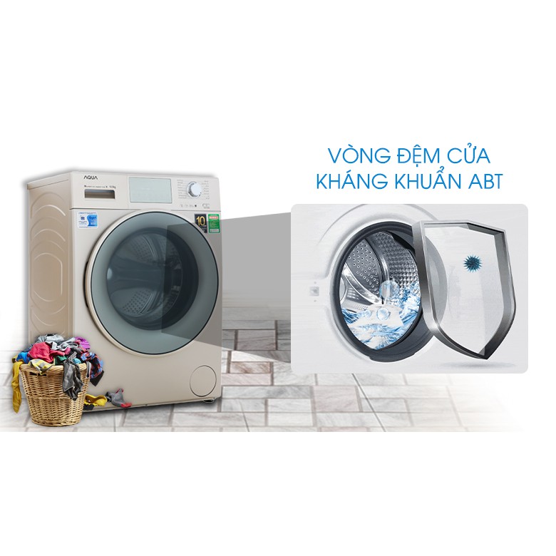 Máy giặt Aqua Inverter 10.5 kg AQD-D1050E N (Miễn phí giao tại HCM-ngoài tỉnh liên hệ shop)