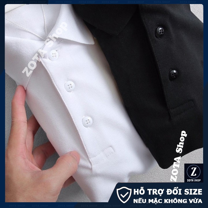 Áo thun nam cổ trụ cao cấp, áo polo nam cotton cá sấu 4 chiều KSPL115 | BigBuy360 - bigbuy360.vn