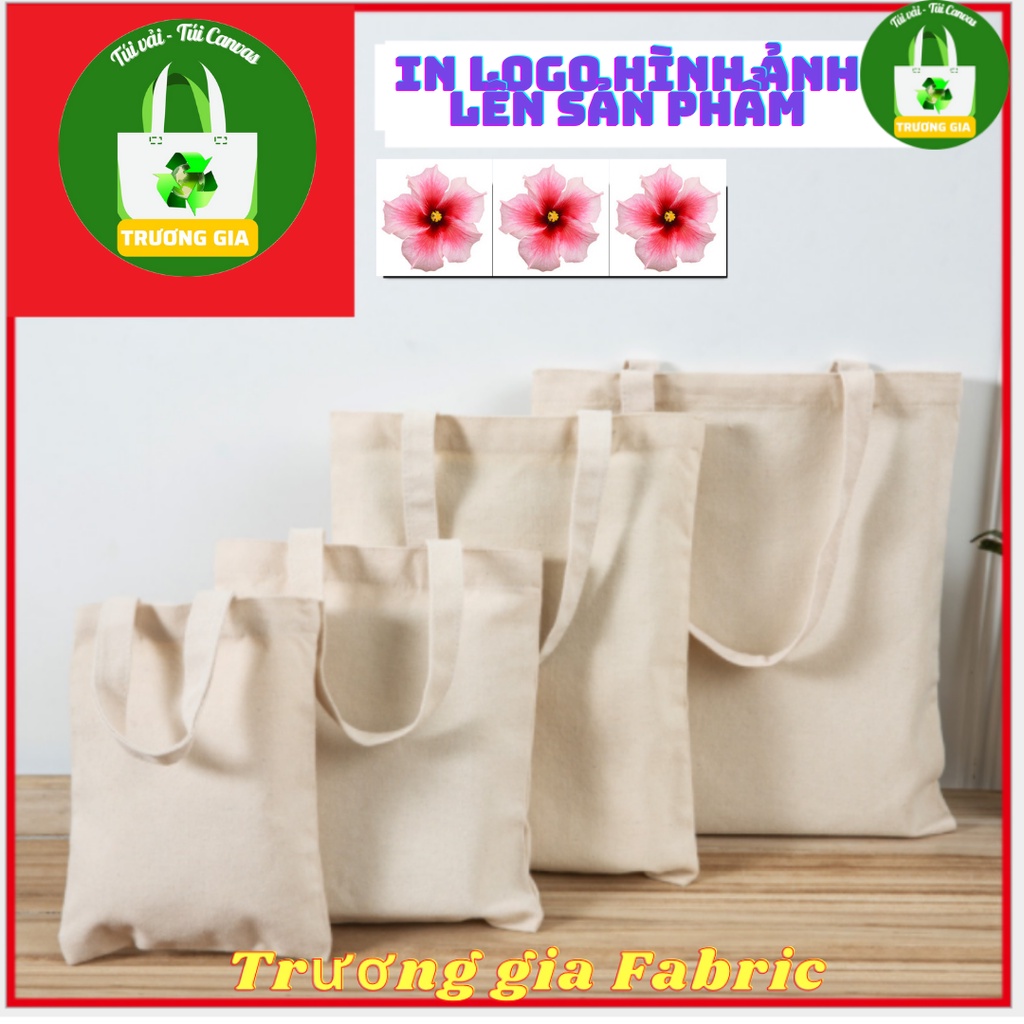 Túi Vải Canvas Tùy chỉnh kích thước in logo không giới hạn số lượng Trương Gia Túi Vải - Túi Canvas