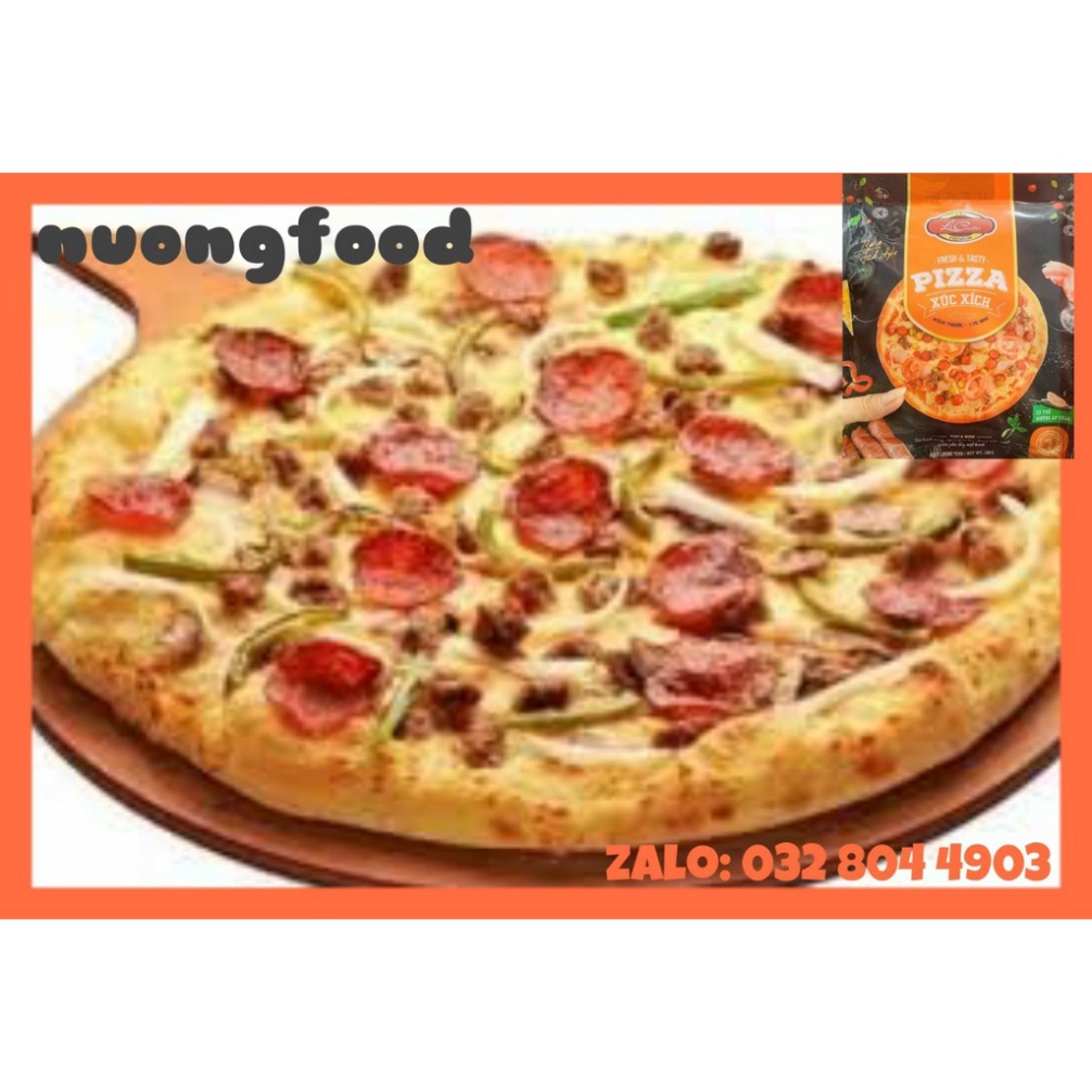 [Q7] Pizza bò bằm, pizza xúc xích,pizza hải sản size 17 cm - nuongfood
