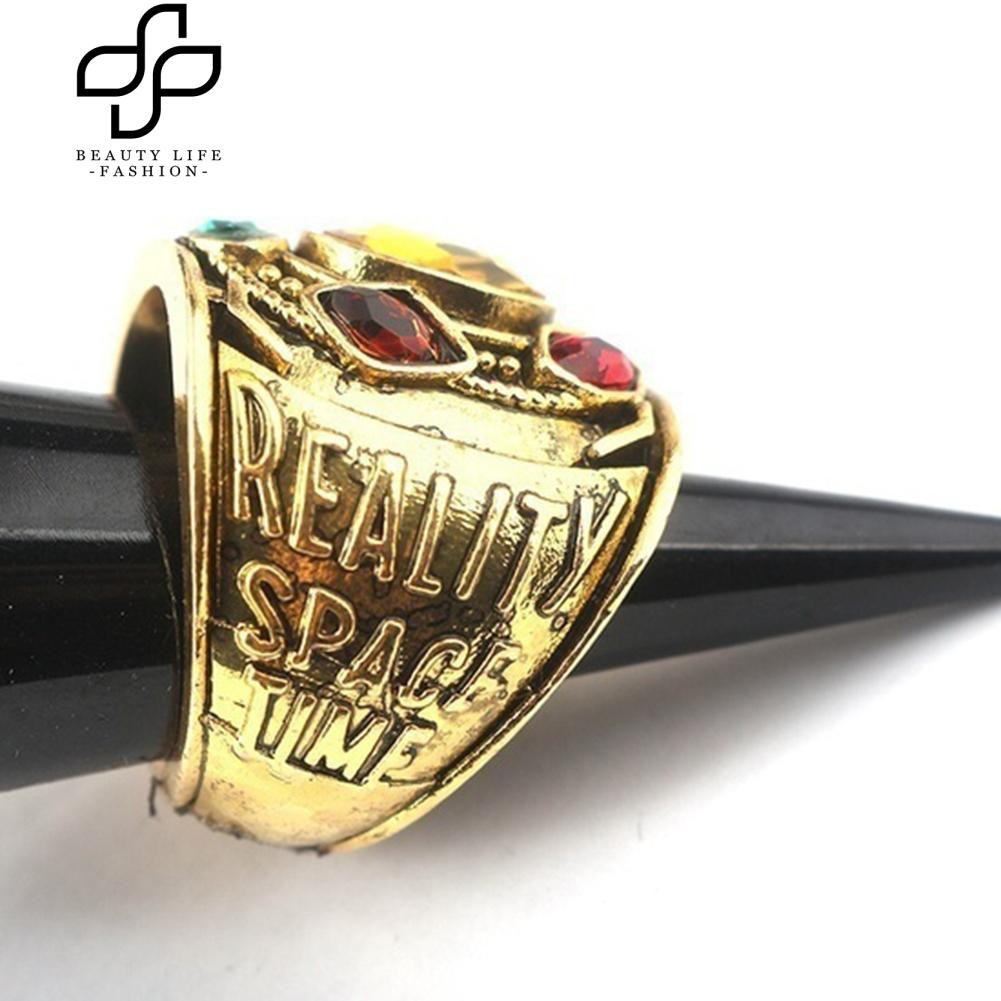 Nhẫn đính đá kiểu Thanos cá tính cho nam