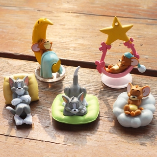 Set 5 Mô Hình Đồ Chơi Tom & Jerry Xinh Xắn