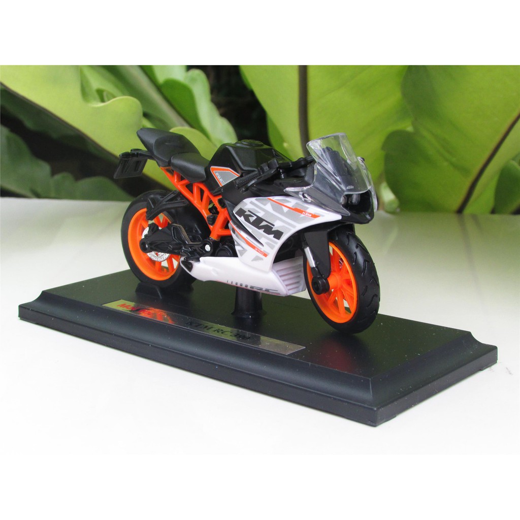 XE MÔ HÌNH - MOTO KTM RC 390 - MAISTO tỷ lệ 1:18