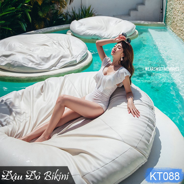 Đồ bơi liền thân phong cách sexy, áo tắm đôi nữ phong cách trẻ trung sang chảnh, chất thun bơi lạnh đẹp | KT088