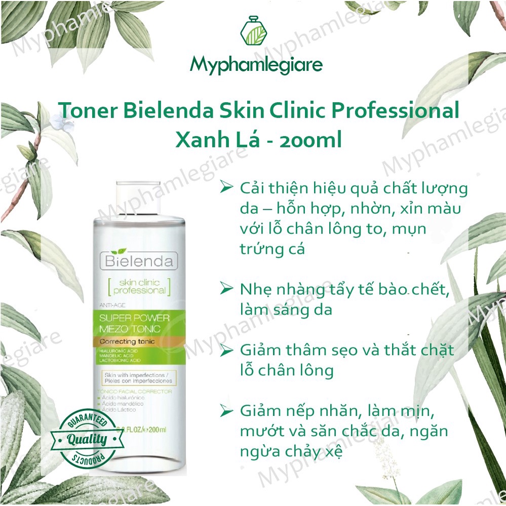 Toner Bielenda Skin Clinic Professional