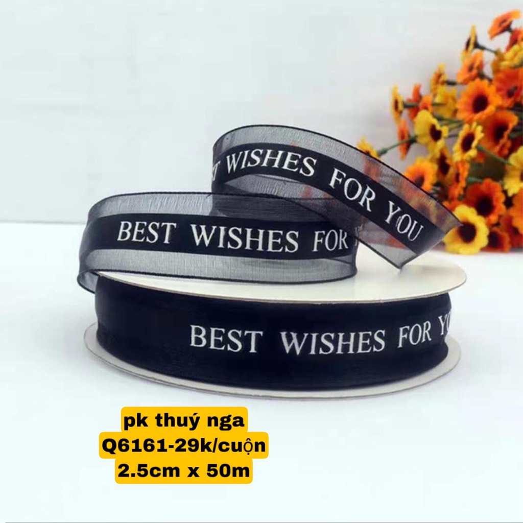 Ruybang Best wish for you 2.5cm x 50m