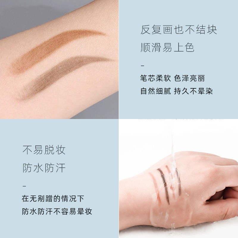 (hàng Mới Về) Bút Chì Kẻ Lông Mày Hai Đầu Siêu Mịn Màu Xanh Dương Dễ Sử Dụng 3.18 | BigBuy360 - bigbuy360.vn