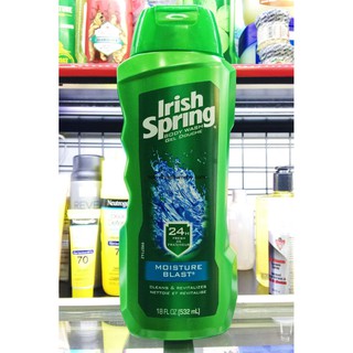 Sữa tắm nam dưỡng ẩm Irish Spring Moisture Blast 532 ml - 18 fl oz