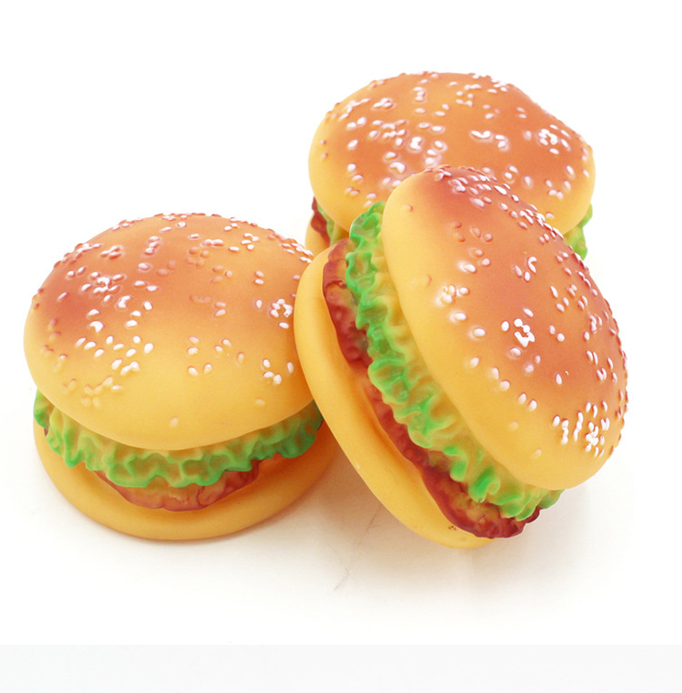 Bánh hamburger đồ chơi vui nhộn cho thú cưng