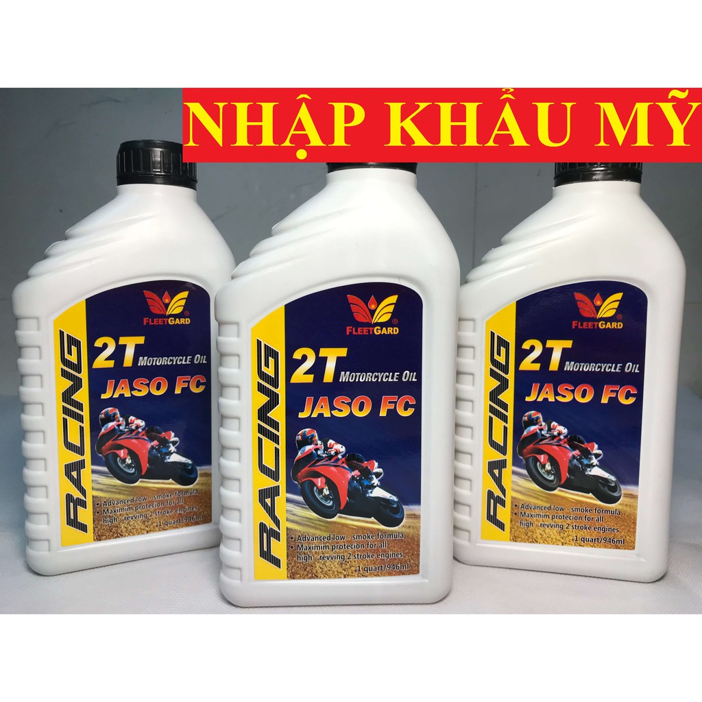 Nhớt 2 Thì Thơm Cao Cấp Fleetgard 2T Racing - Công Nghệ Mỹ