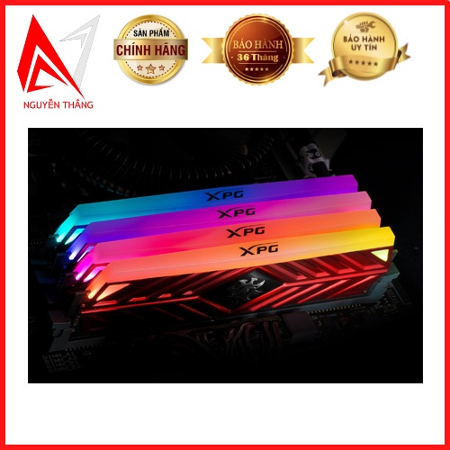 Ram máy tính Adata Xpg Spectrix D41 Red RGB 16GB (2 X 8GB) DDR4 3200 chính hãng