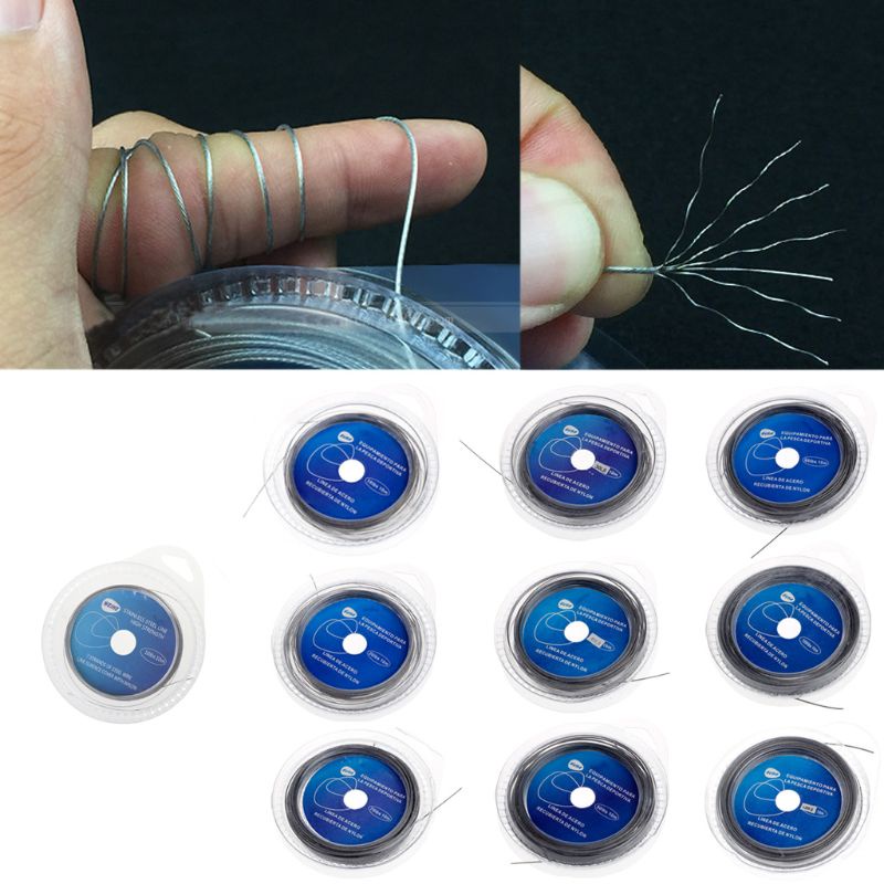 Cuộn Dây Câu Cá 10m 7 Lõi Bằng Thép Không Gỉ Chất Lượng Cao
