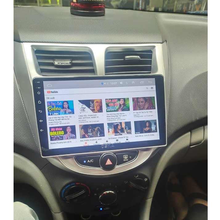 Màn Hình Android 9 inch Cho ACCENT/ VERNA 2009-2016 - Đầu DVD Chạy Android Kèm Mặt Dưỡng Giắc Zin Hyundai Accent/Verna