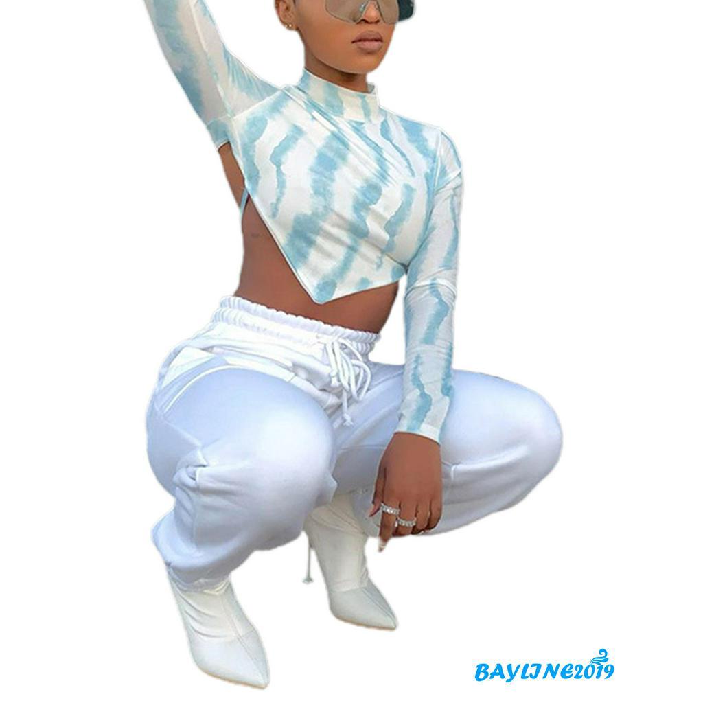 Áo Nữ Tay Dài Hở Lưng Thời Trang Quyến Rũ