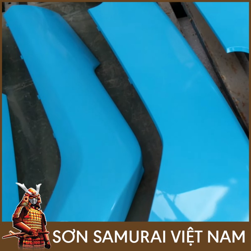 Màu Xanh Da Trời 312 Sơn Xịt Samurai Việt Nam - Combo Màu Xanh 312