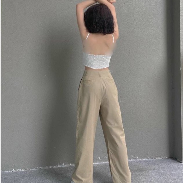 Áo 2 dây may nhún sau lưng