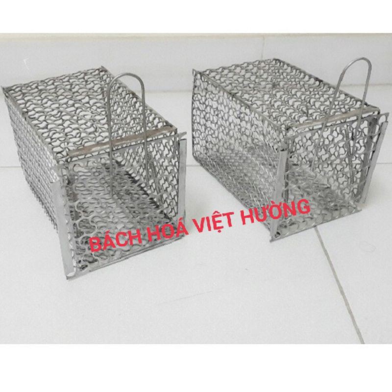 Bẫy chuột lồng sắt 1 cửa đủ kích thước [Hàng đẹp]