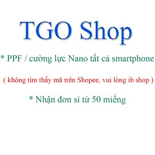 Miếng dán PPF Vsmart Joy 4 cao cấp màn hình, mặt lưng