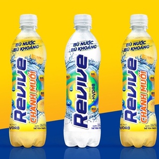Nước Bù Khoáng Revive - Revive Chanh  (Thùng 24 Chai / Lốc 06 Chai / 390ml - 500ml)