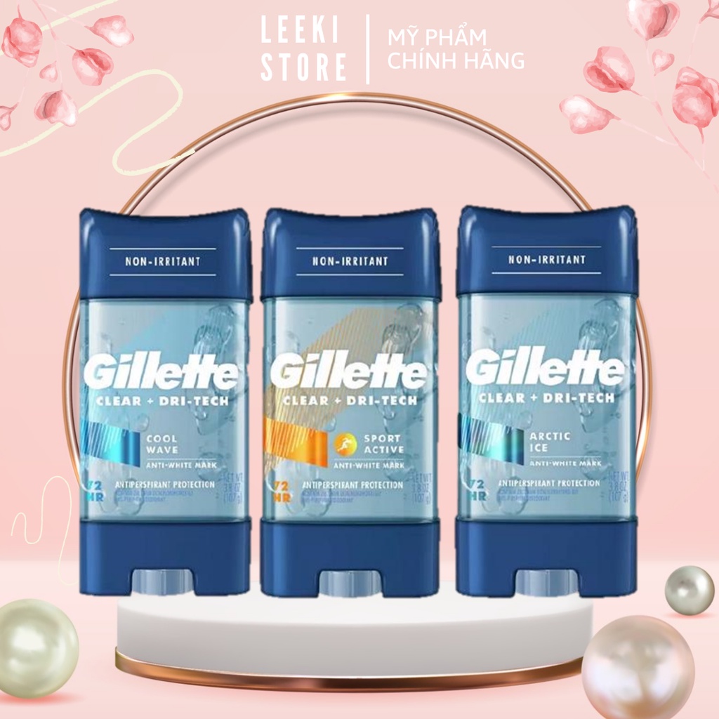 Lăn Khử Mùi Gillette Clear Gel 107g