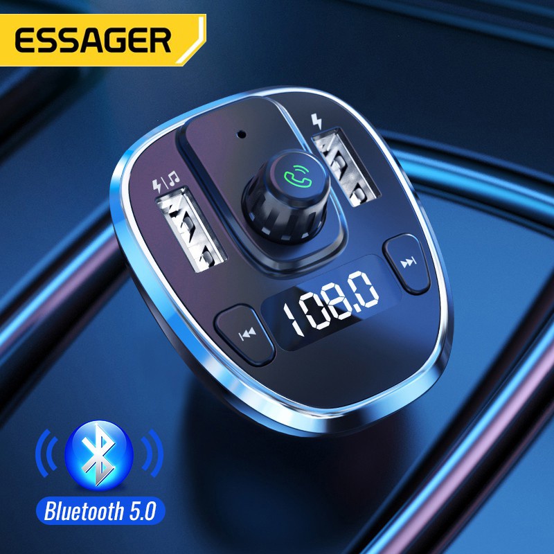 Tẩu sạc điện thoại không dây bluetooth 5.0 tích hợp phát FM MP3 XIAOMI