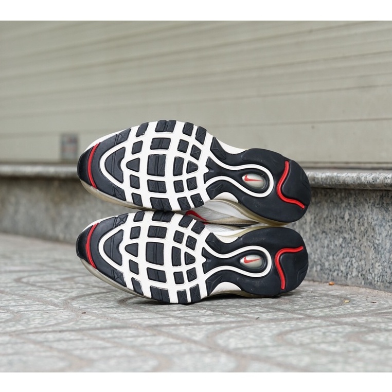 Giày Thể Thao AIRMAX 97 OG GS SILVER BULLET 884421-001 CŨ CHÍNH HÃNG