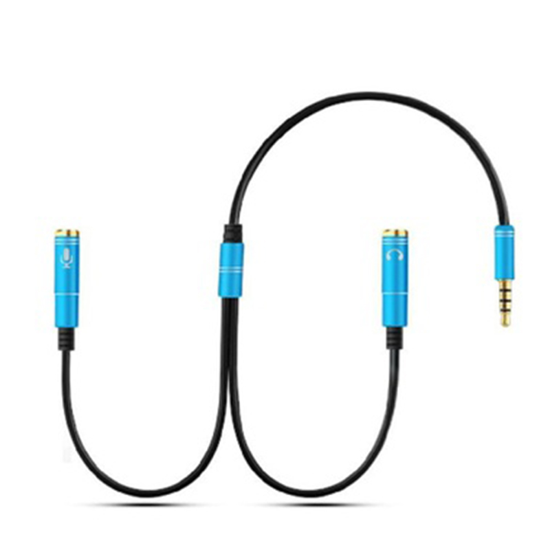 Cáp Chuyển Đổi Âm Thanh Tai Nghe 3.5mm + Mic | BigBuy360 - bigbuy360.vn