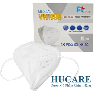 ✅ PT Mask VNN95 Khẩu Trang Kháng Khuẩn - 5 Lớp (1 Cái)