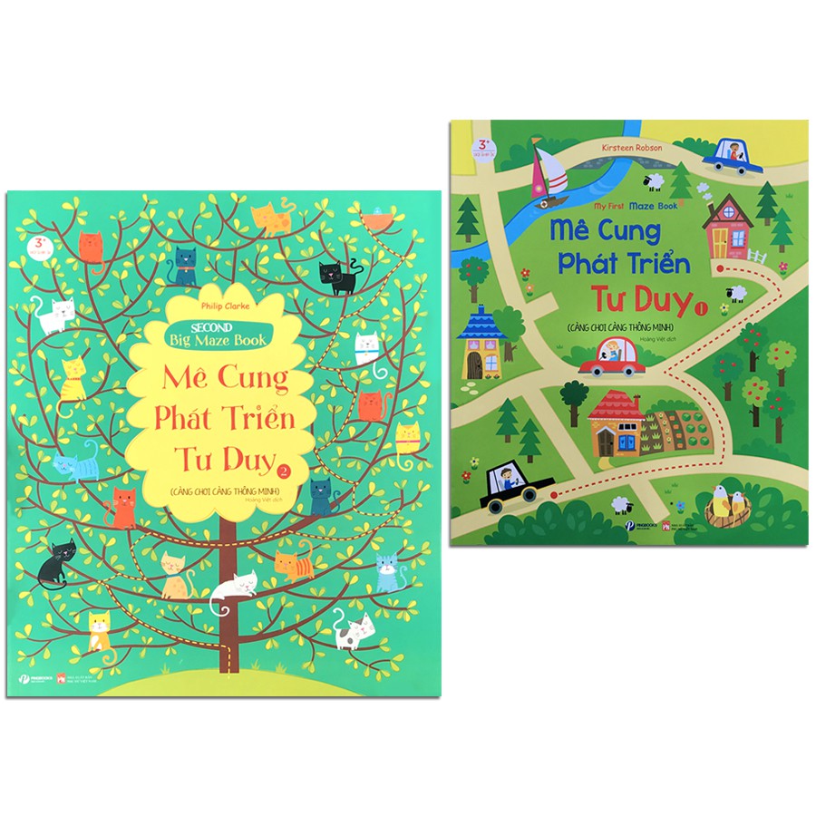 Sách - Mê cung phát triển tư duy (Bộ 2 quyển: Tập 1 và tập 2)