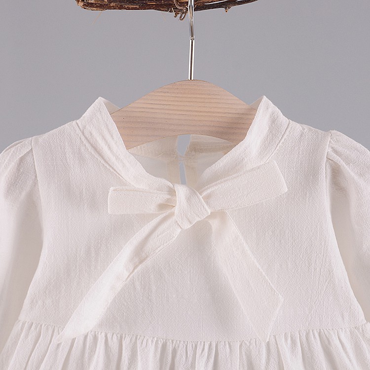 Bộ Đầm Dài Tay + Áo Khoác Vest Phong Cách Hàn Quốc Siêu Đáng Yêu Dành Cho Bé Gái