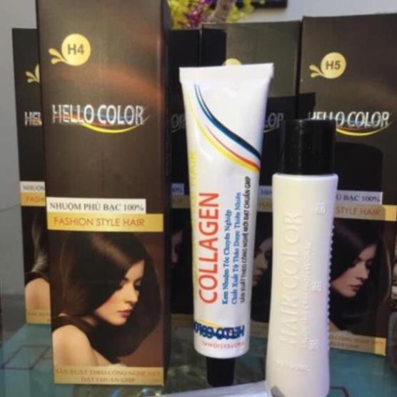 Nhuộm tóc phủ bạc Hello Color