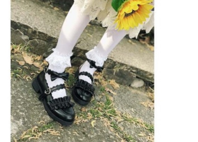 Giày Lolita Cổ Nơ Ulzzang✨(kèm video thật) | BigBuy360 - bigbuy360.vn