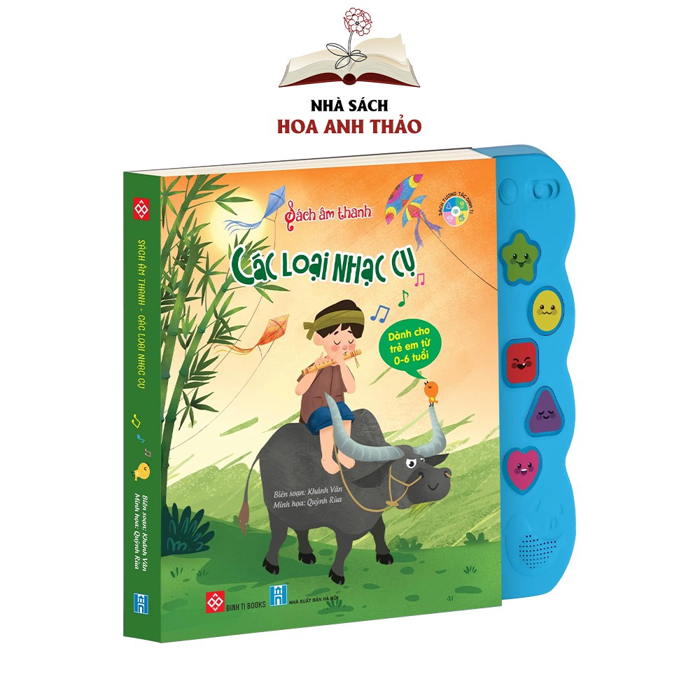 Sách âm thanh - Âm thanh các loại nhạc cụ dành cho trẻ từ 0-6 tuổi