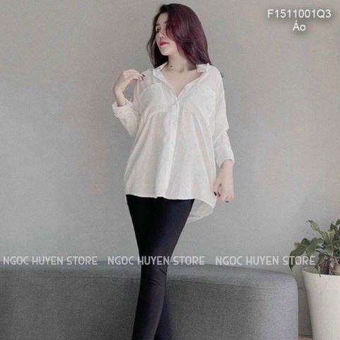 Áo sơ mi trắng nữ chất liệu tằm đũi mềm mát, form rộng mặc suông hay sơ vin đều đẹp, sang chảnh | BigBuy360 - bigbuy360.vn