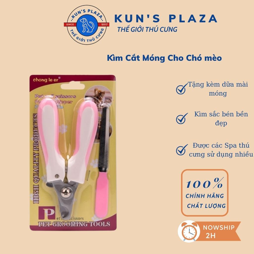 Kìm cắt móng chó mèo - Bộ kềm bấm kèm dũa móng chân cho chó mèo - Kun's Plaza